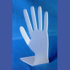GUANTES Expositor MANO para guantes de caballero <br>Medidas: 107 x 210 mm<br>